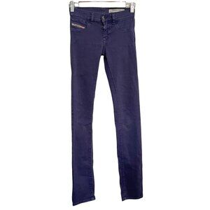 Diesel Women's Stretch Livier Low Waist Super Slim Jegging Skinny Jeans Size 24